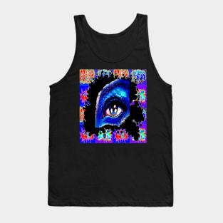 beautiful Eye Street Graffiti Tank Top